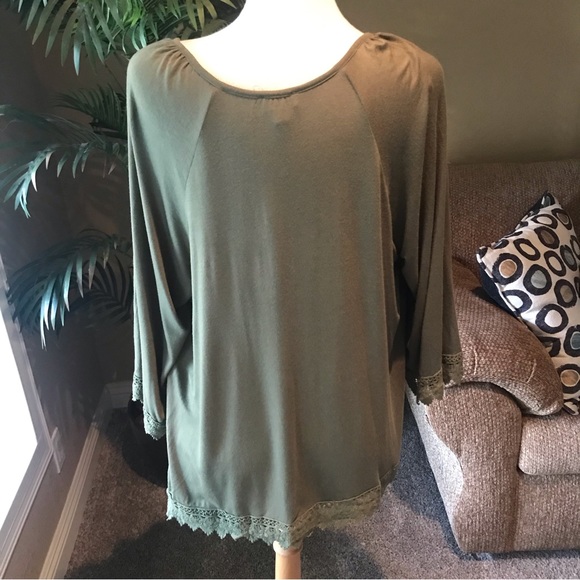 Avenue plus size rayon stretch pullover top - Picture 7 of 7